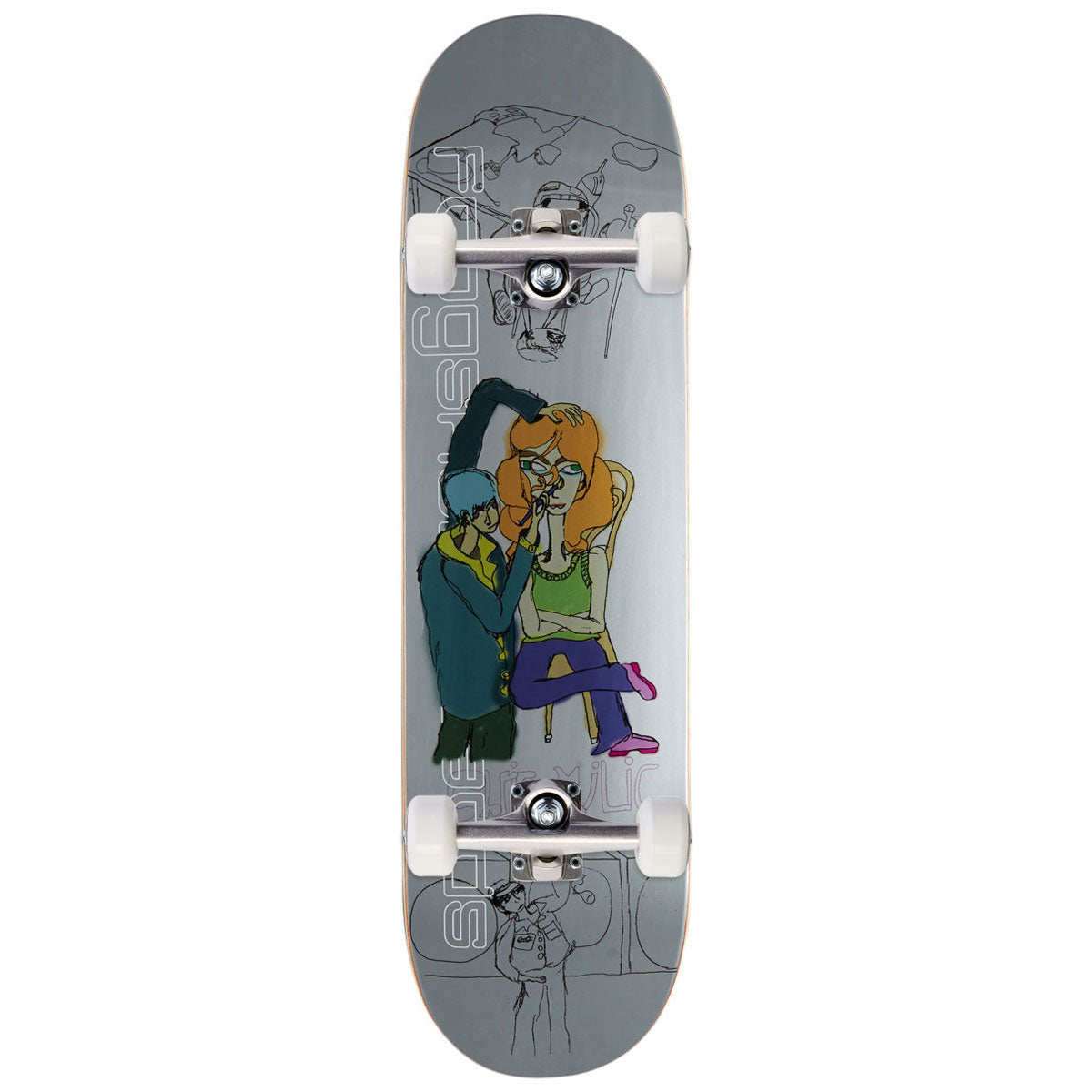 Frog Make Up Artist Chris Millic Skateboard Complete - 8.50
