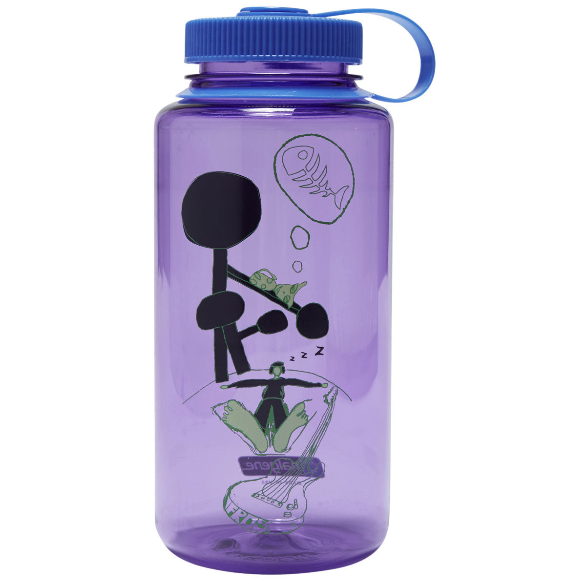 Frog Nalgene Water Bottle - Purple image 1