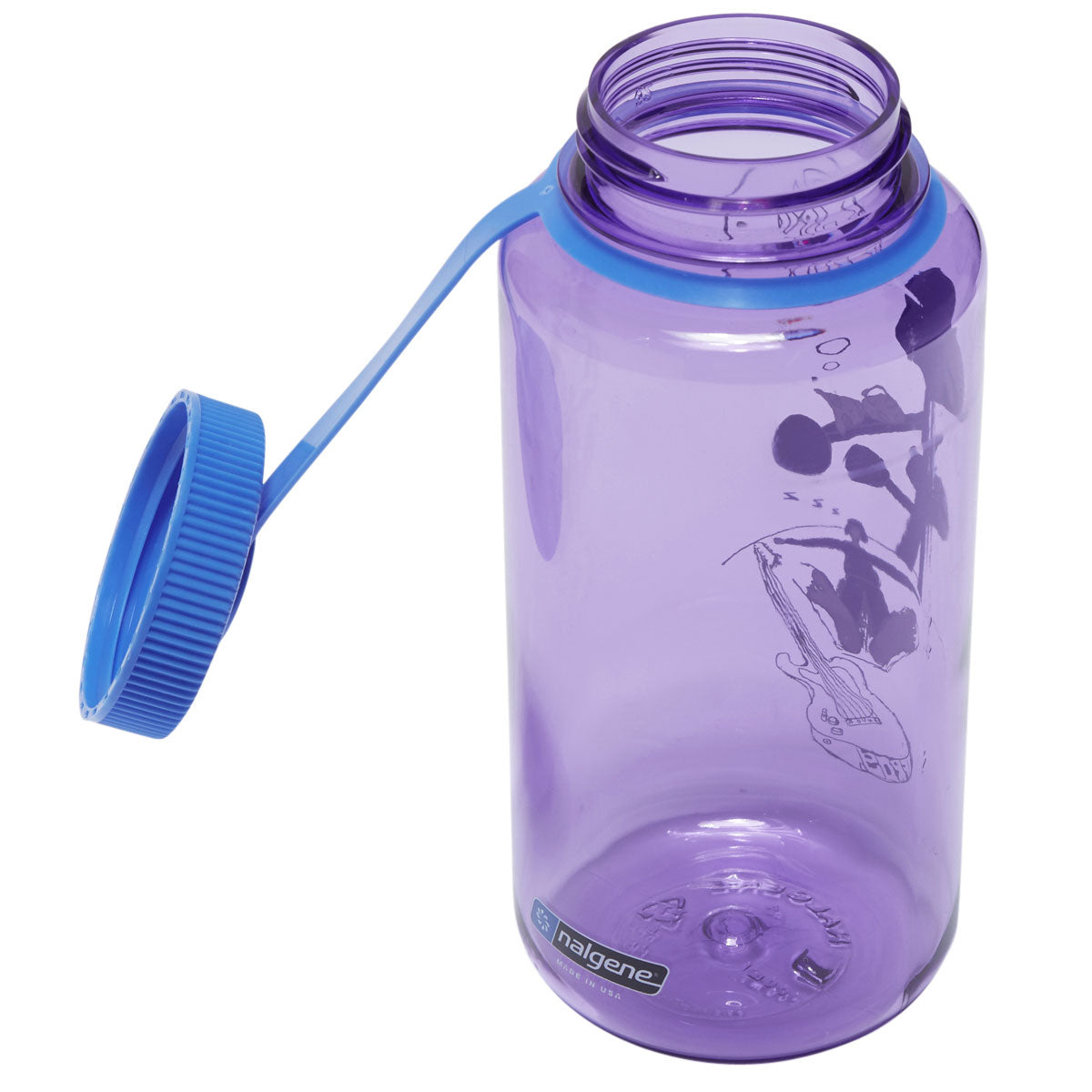 Frog Nalgene Water Bottle - Purple image 2