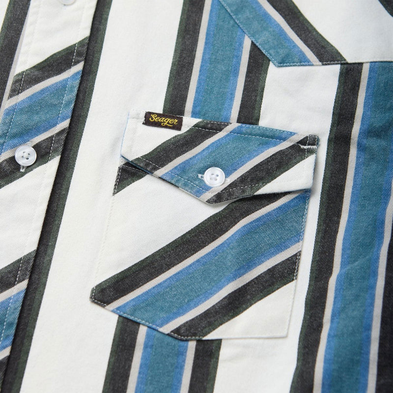 Seager Amarillo Shirt - Western Stripe