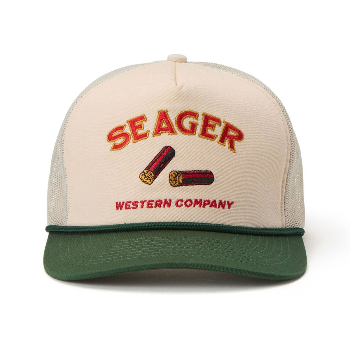 Seager Gone Huntin' Snapback Hat - Cream/Green image 3