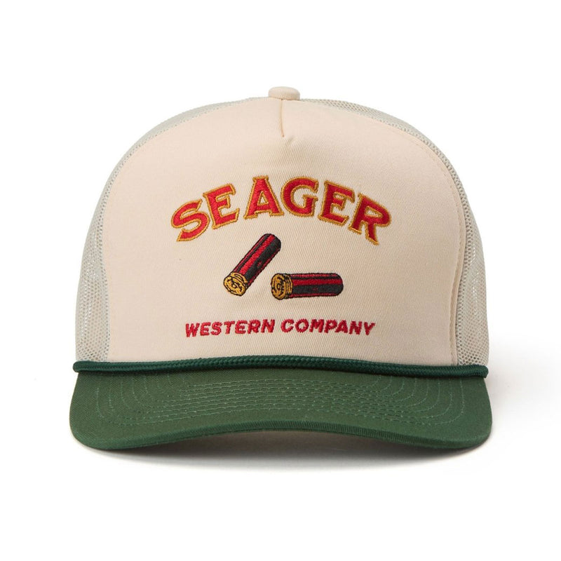 Seager Gone Huntin' Snapback Hat - Cream/Green