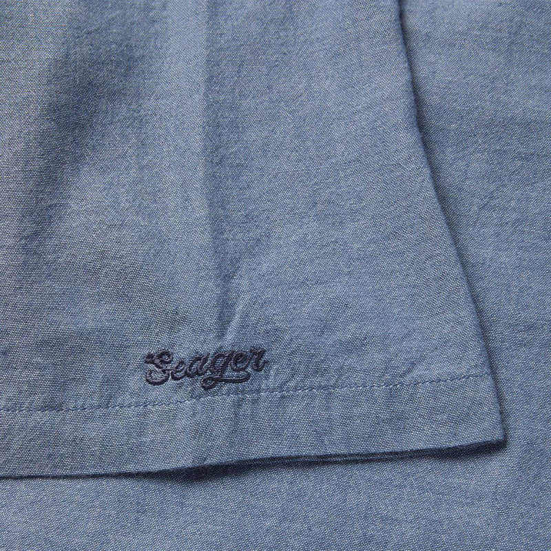 Seager Whippersnapper Chambray Shirt - Light Wash