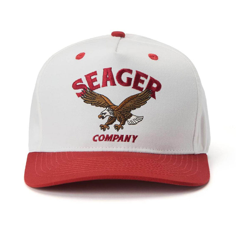 Seager Bradley Snapback Hat - White/Red
