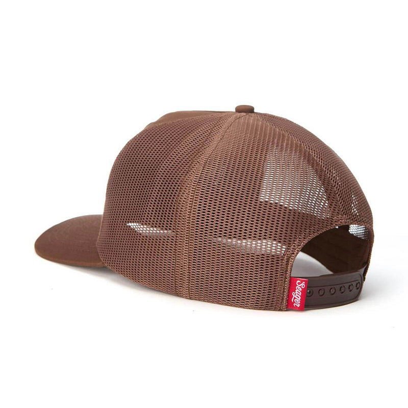 Seager Pocket Creep Trucker Snapback Hat - Brown