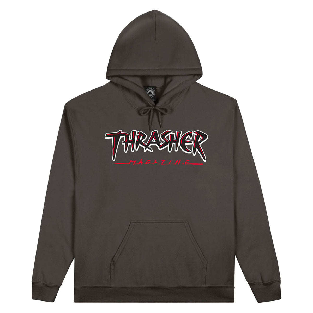 Thrasher Slash Hoodie - Charcoal image 1