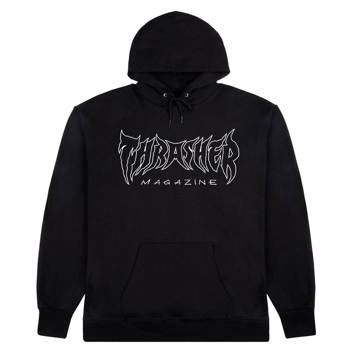 Thrasher Metal Hoodie - Black image 1