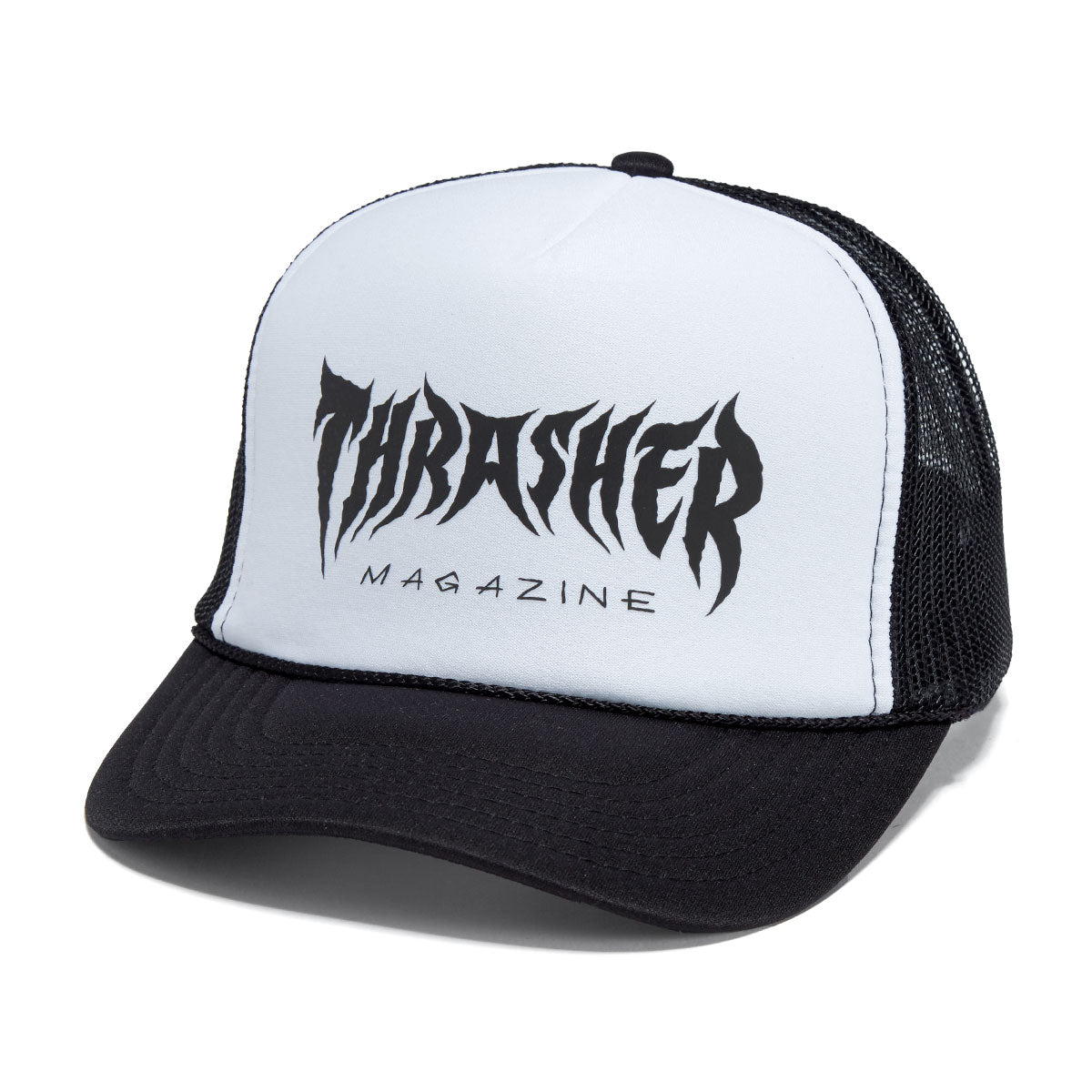 Thrasher Metal Hat - Black/White/Black image 1