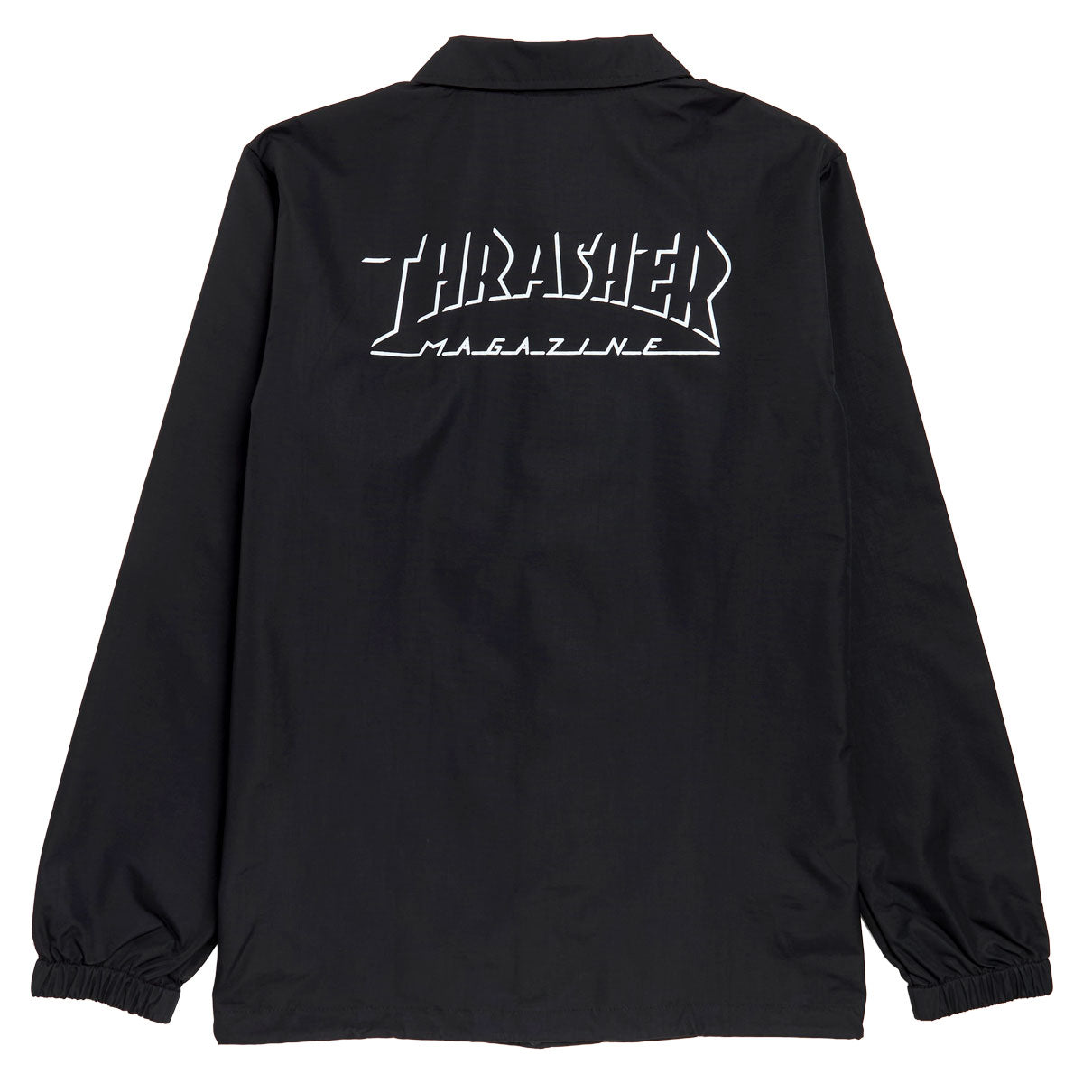 Thrasher Shadow Mag Logo Coach Jacket - Black/Black image 2