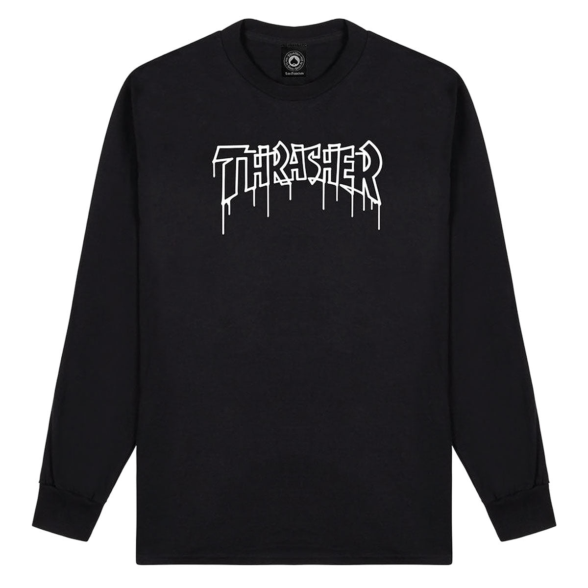 Thrasher One-Liner Long Sleeve T-Shirt - Black image 1