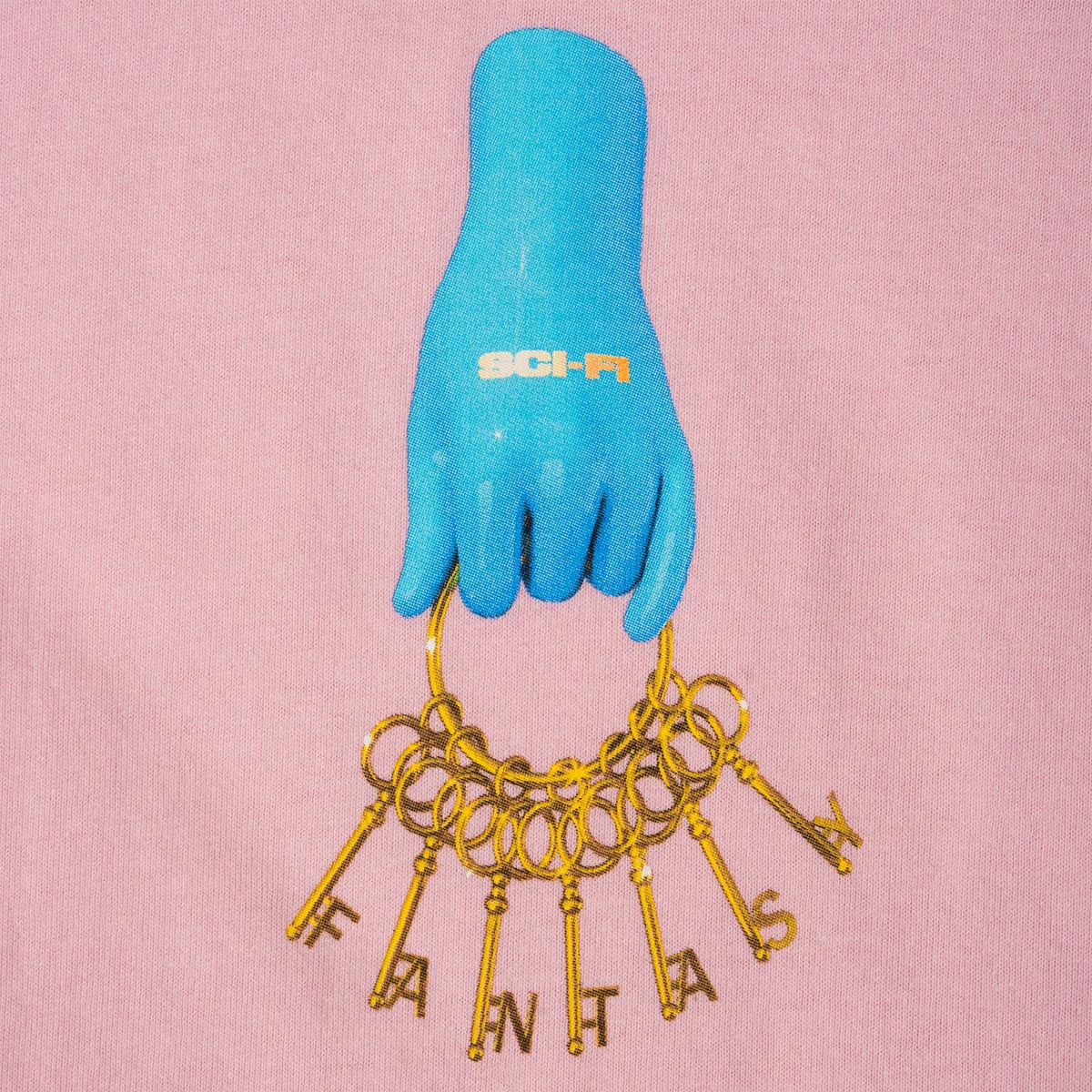 Sci-Fi Fantasy Keys T-Shirt - Pink image 2