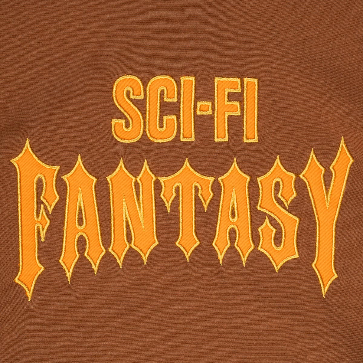 Sci-Fi Fantasy Biker Hoodie - Brown image 2