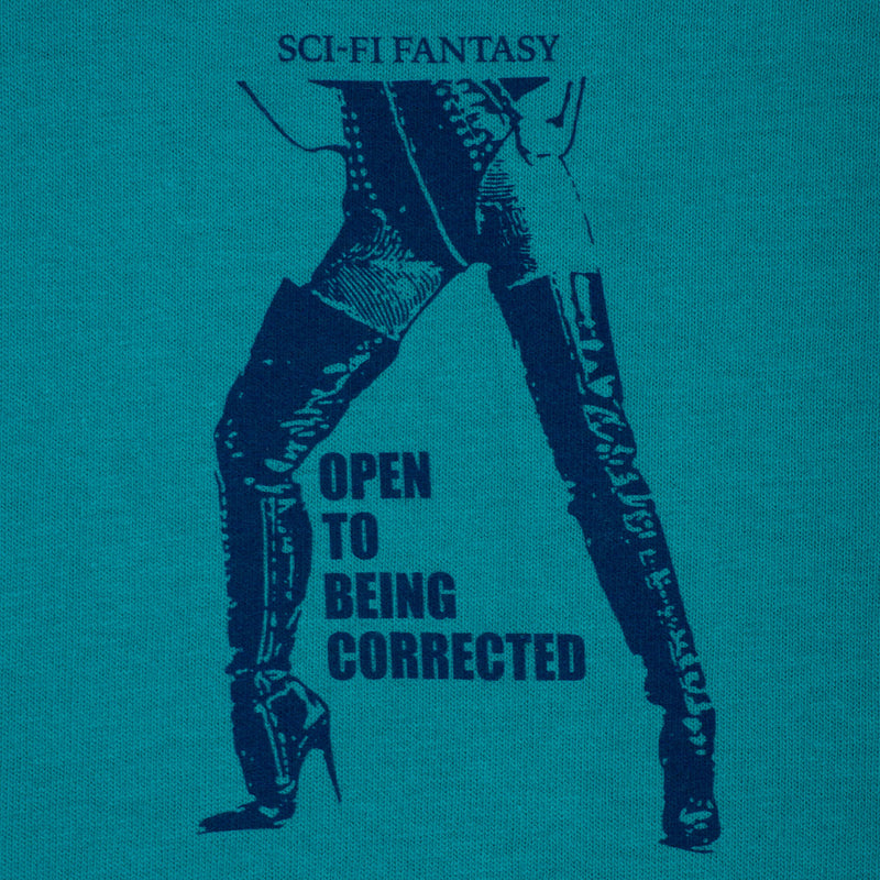 Sci-Fi Fantasy Open To Being Corrected T-Shirt - Jade