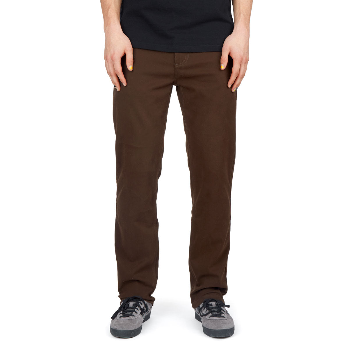CCS Slim Stretch Chino Pants - Brown image 1