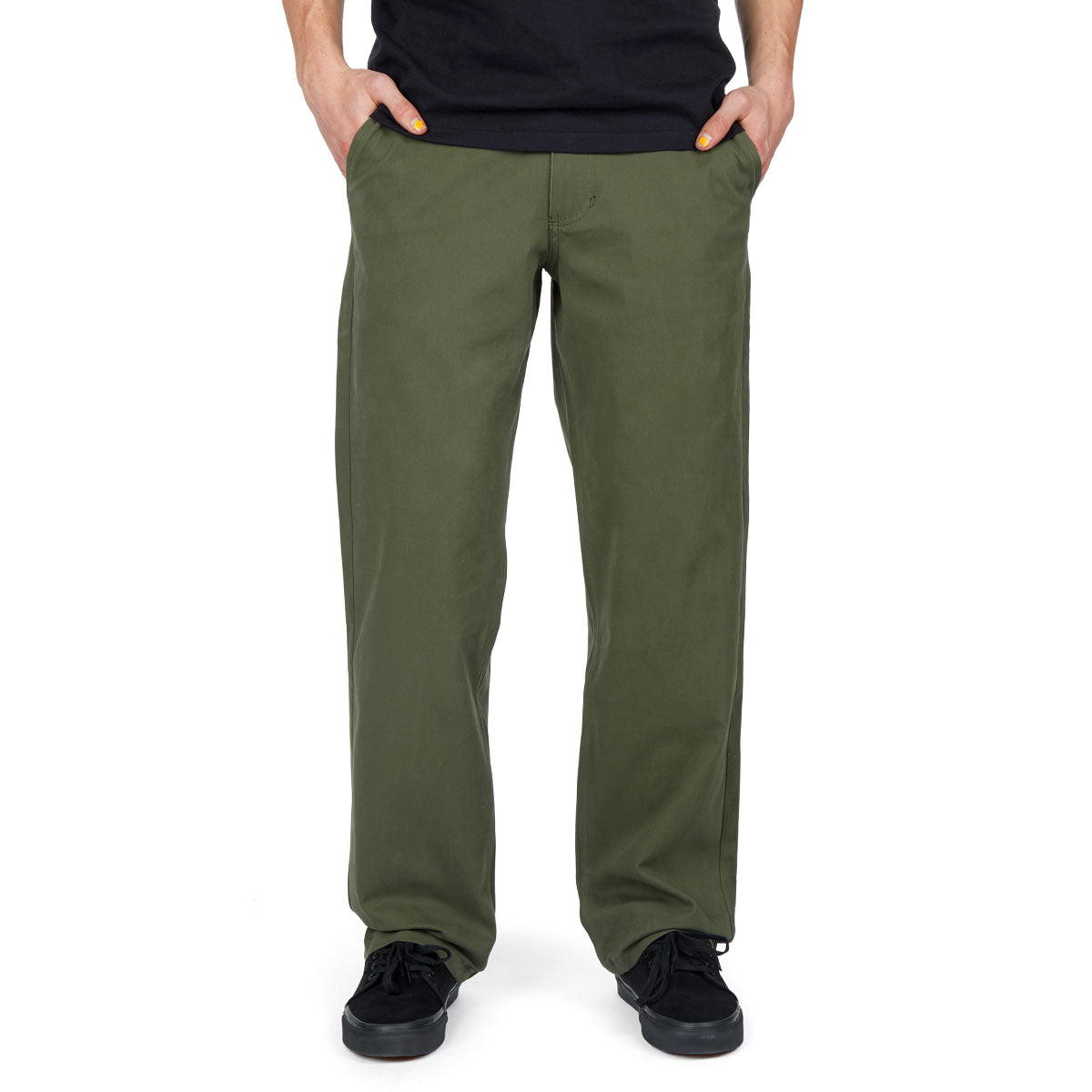 CCS Relaxed Stretch Chino Pants - Olive image 1