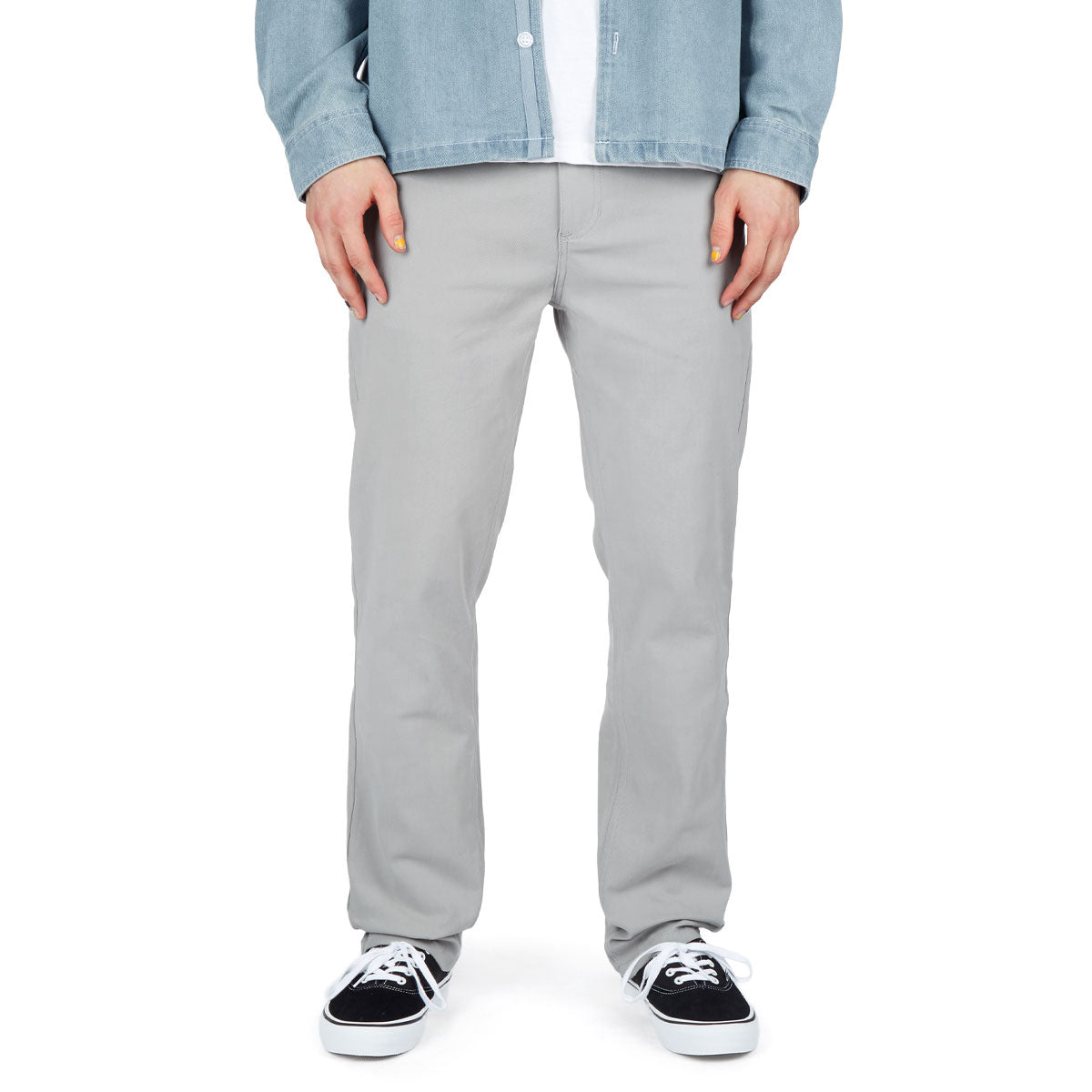 CCS Slim Stretch Chino Pants - Dove Grey image 1