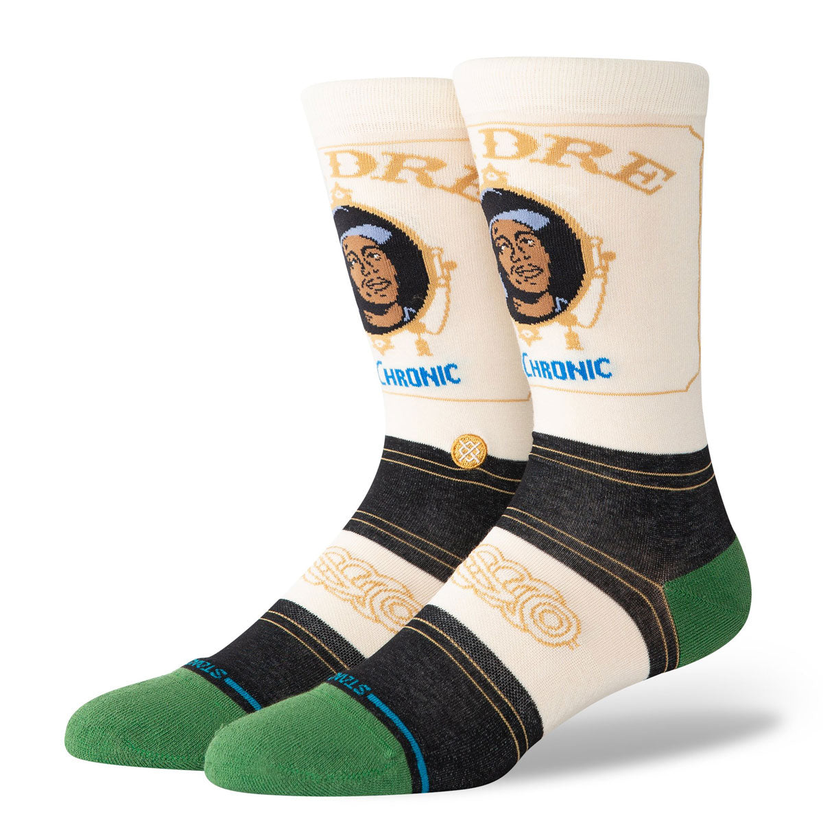 Stance The Chronic Crew Socks - Black image 1