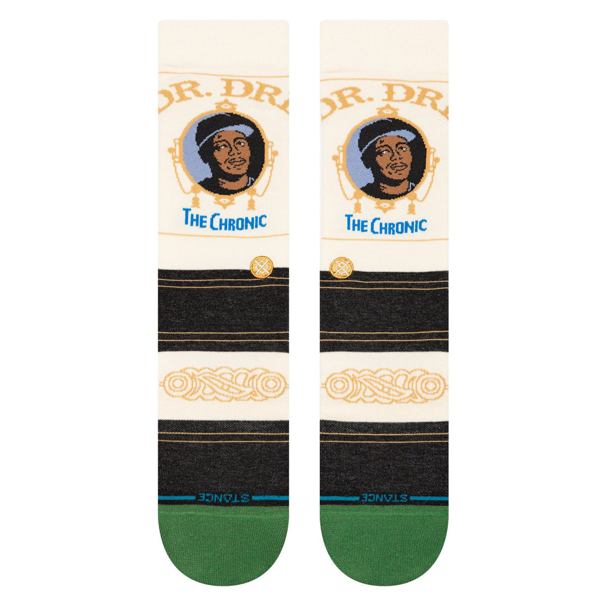 Stance The Chronic Crew Socks - Black image 2