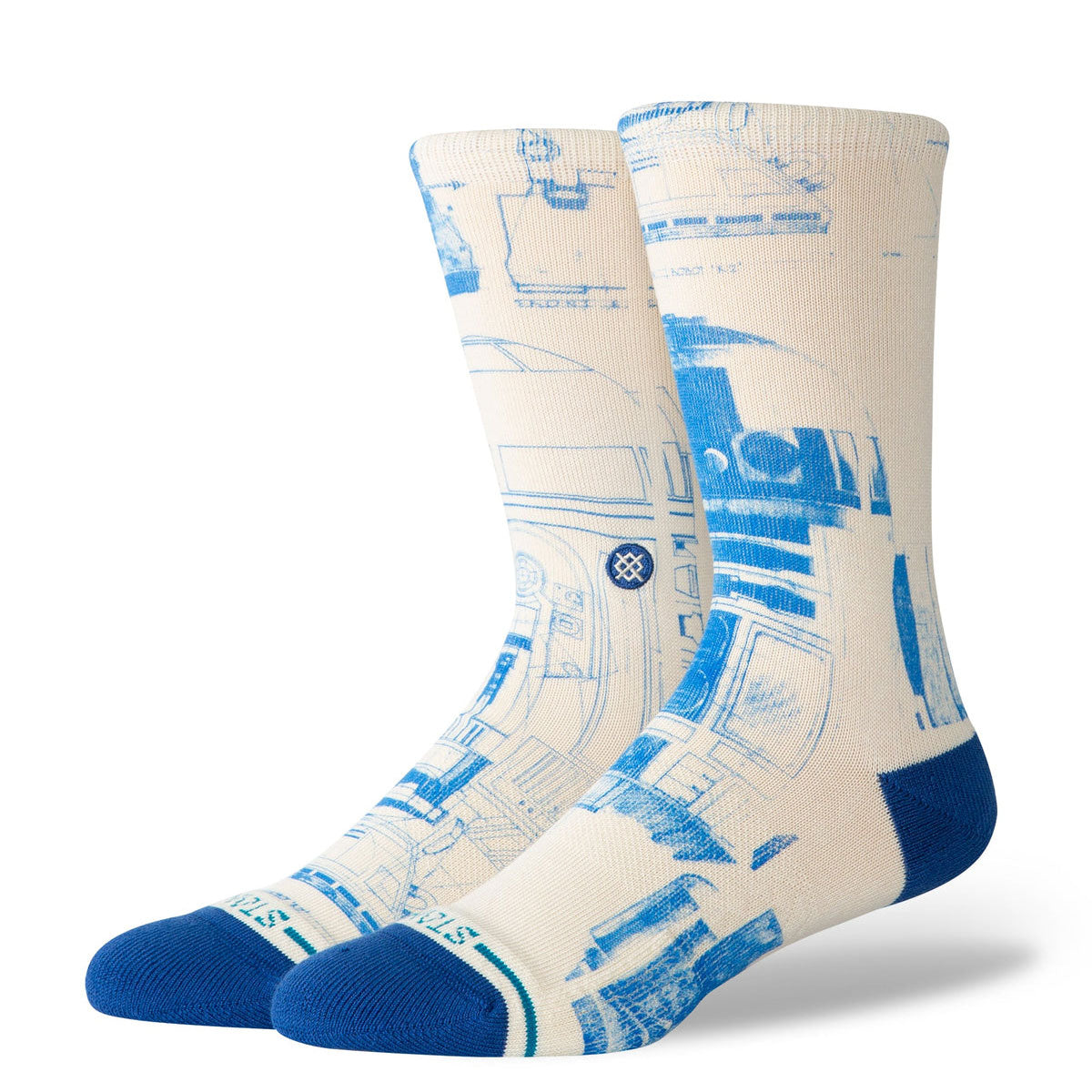 Stance R2 D2 Sw Crew Socks - Canvas image 1