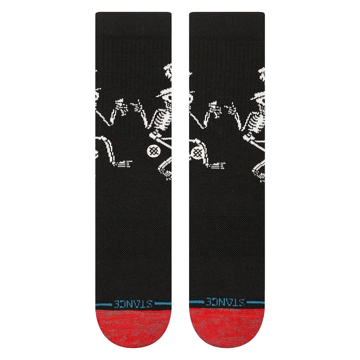 Stance Skelly Dancing Crew Socks - Black image 2