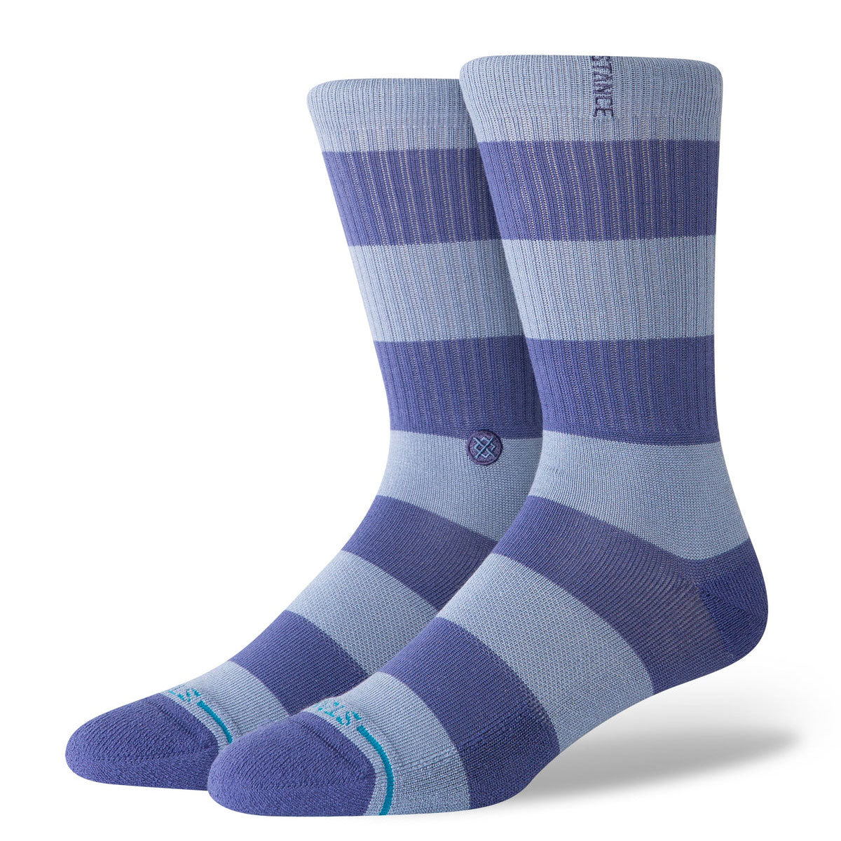 Stance Stacked Up Crew Socks - Indigo image 1