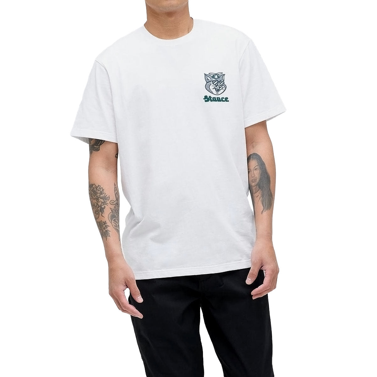 Stance Kool Kat T-Shirt - White image 3