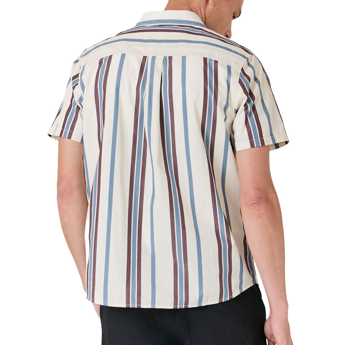 Stance Bales Button Up Shirt - Navy Stripe image 3