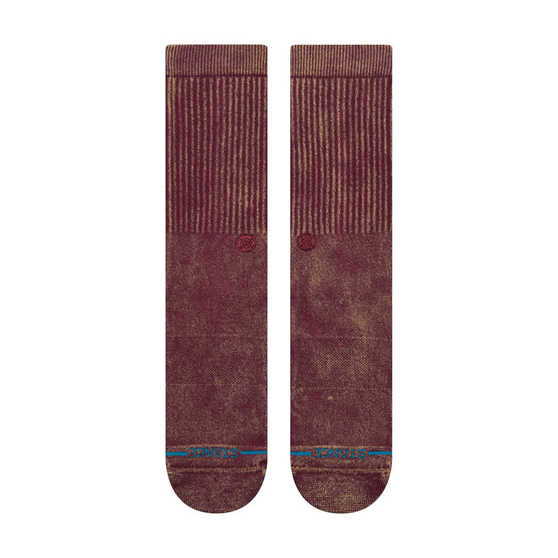 Stance Icon Dyed Crew Socks - Fig