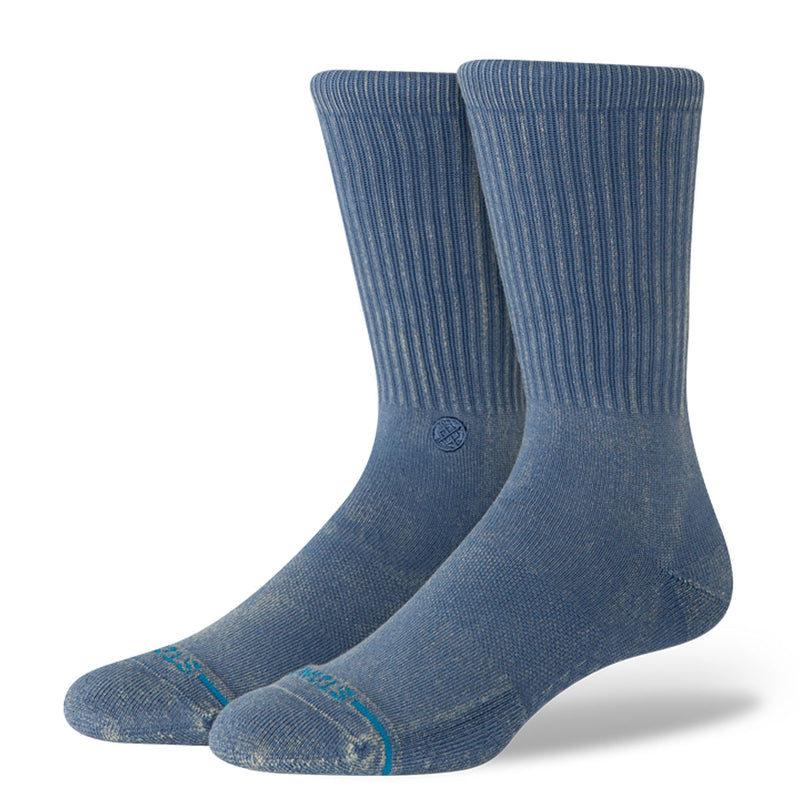 Stance Icon Dyed Crew Socks - Sea Blue