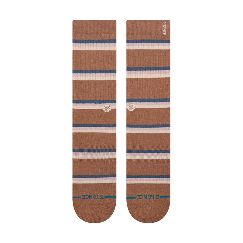 Stance Strata Crew Socks - Brown