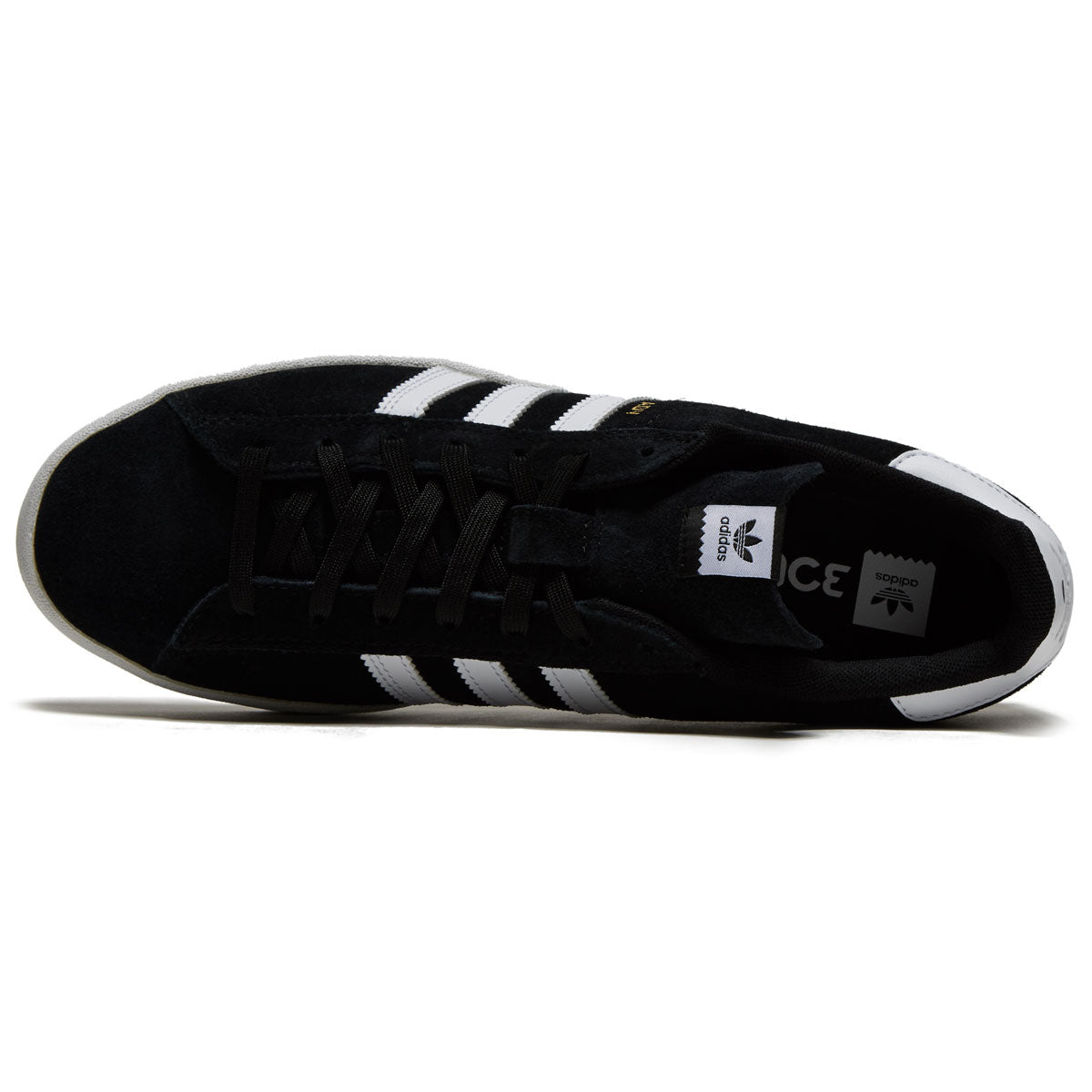Adidas Campus ADV Shoes - Black/White/White image 3