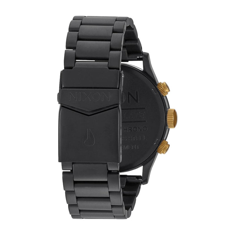 Nixon Sentry Chrono 2024 Watch - Matte Black/Gold