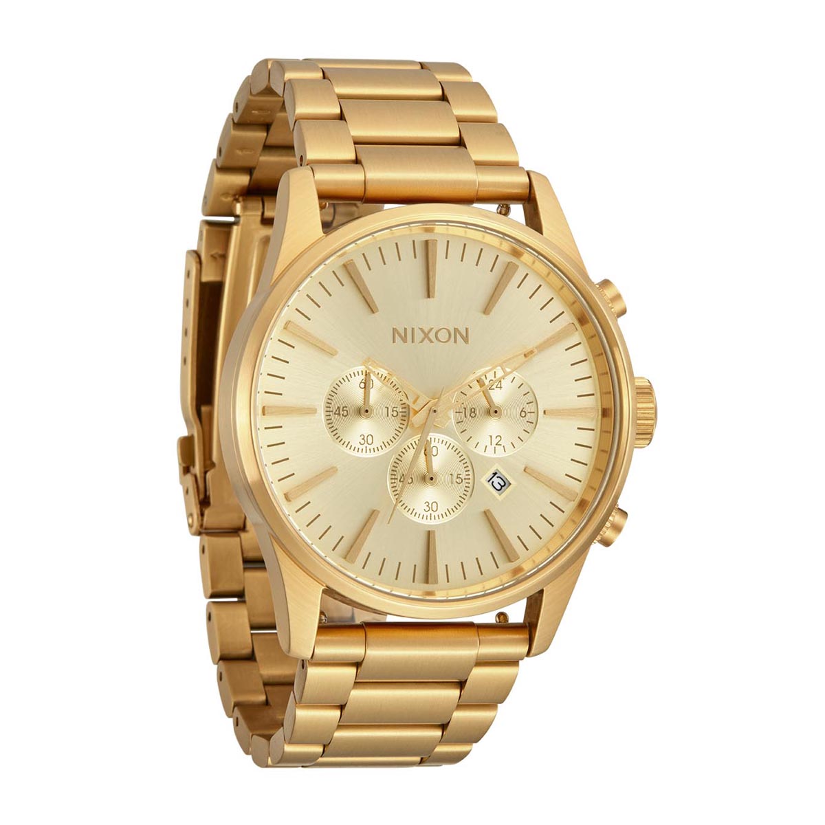 Nixon Sentry Chrono 2024 Watch - All Gold image 4