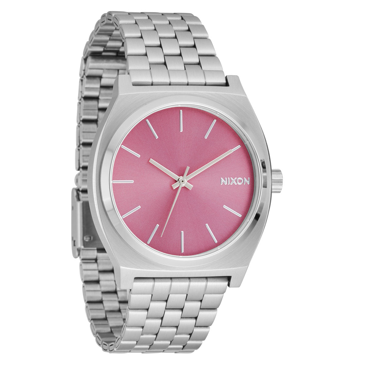 Nixon Time Teller Watch - Silver/Pink image 2