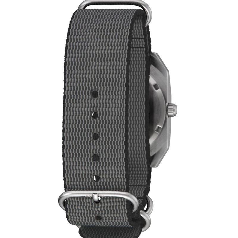 Nixon Scout Nato Watch - Silver/Charcoal
