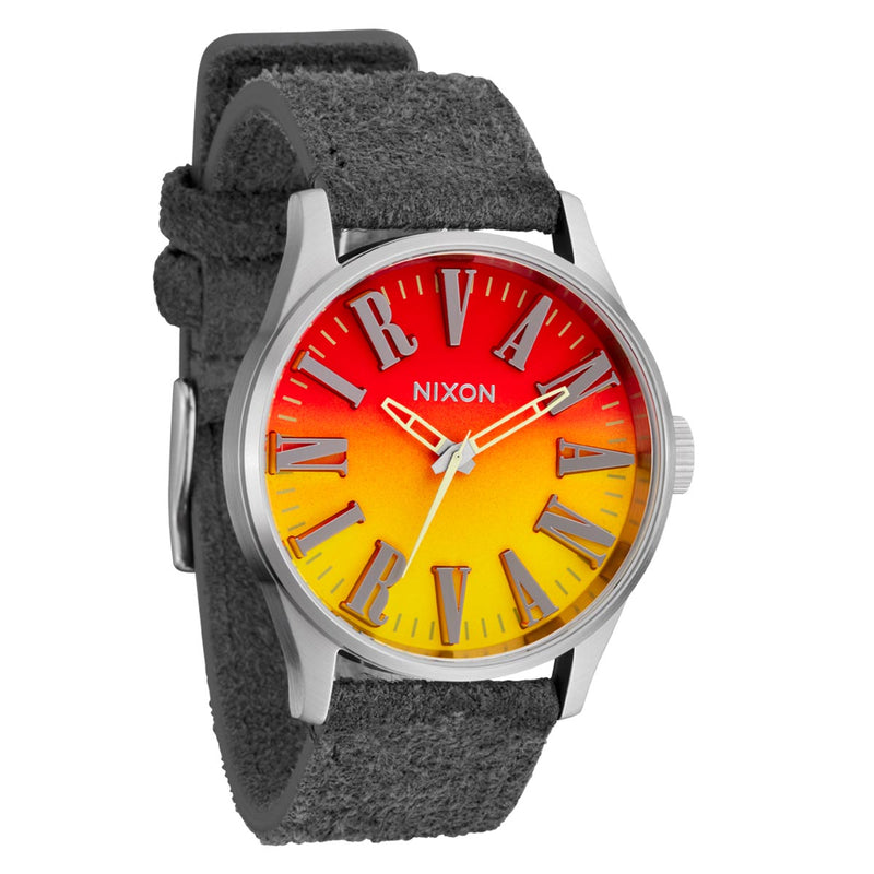 Nixon Nirvana Sentry Leather Watch - Unplug Fade