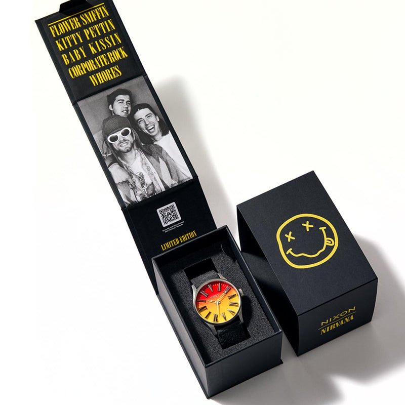 Nixon Nirvana Sentry Leather Watch - Unplug Fade