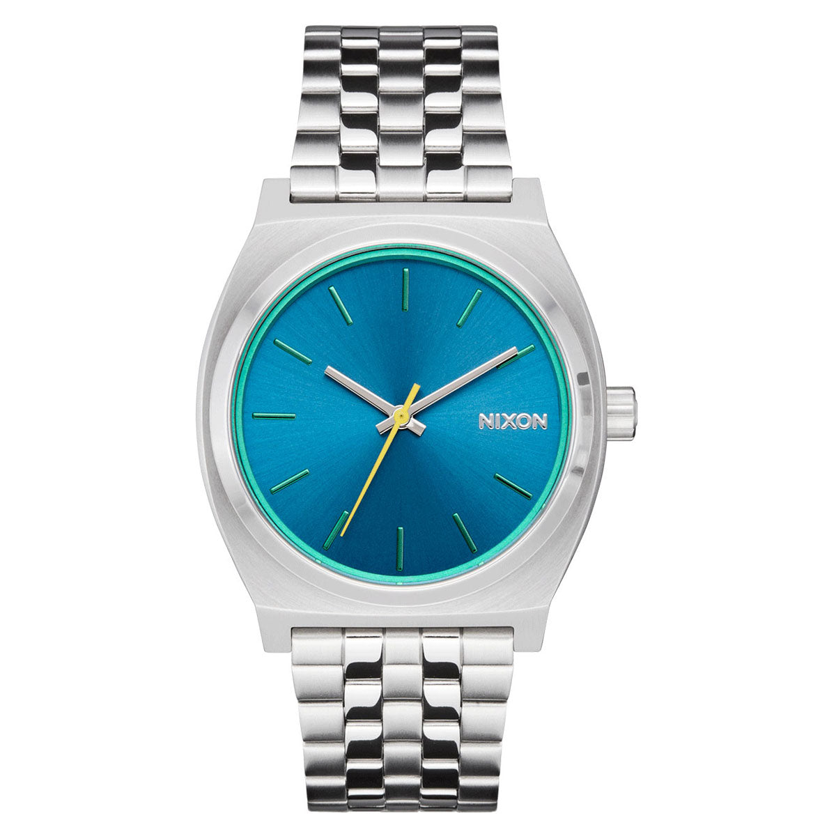 Nixon Time Teller Watch - Silver/Byron Blue image 1