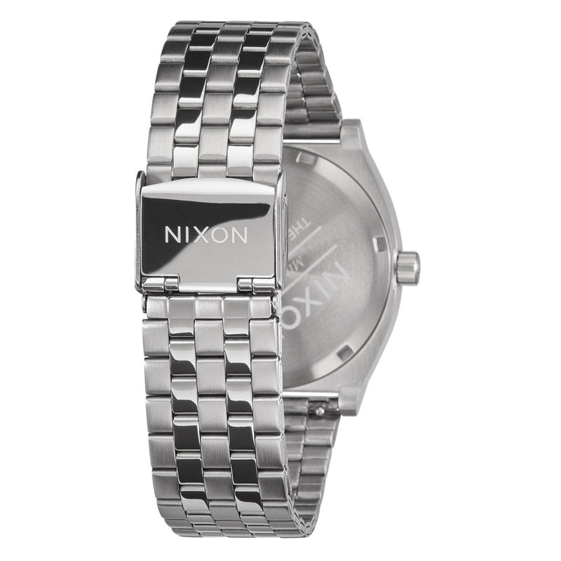 Nixon Time Teller Watch - Silver/Byron Blue