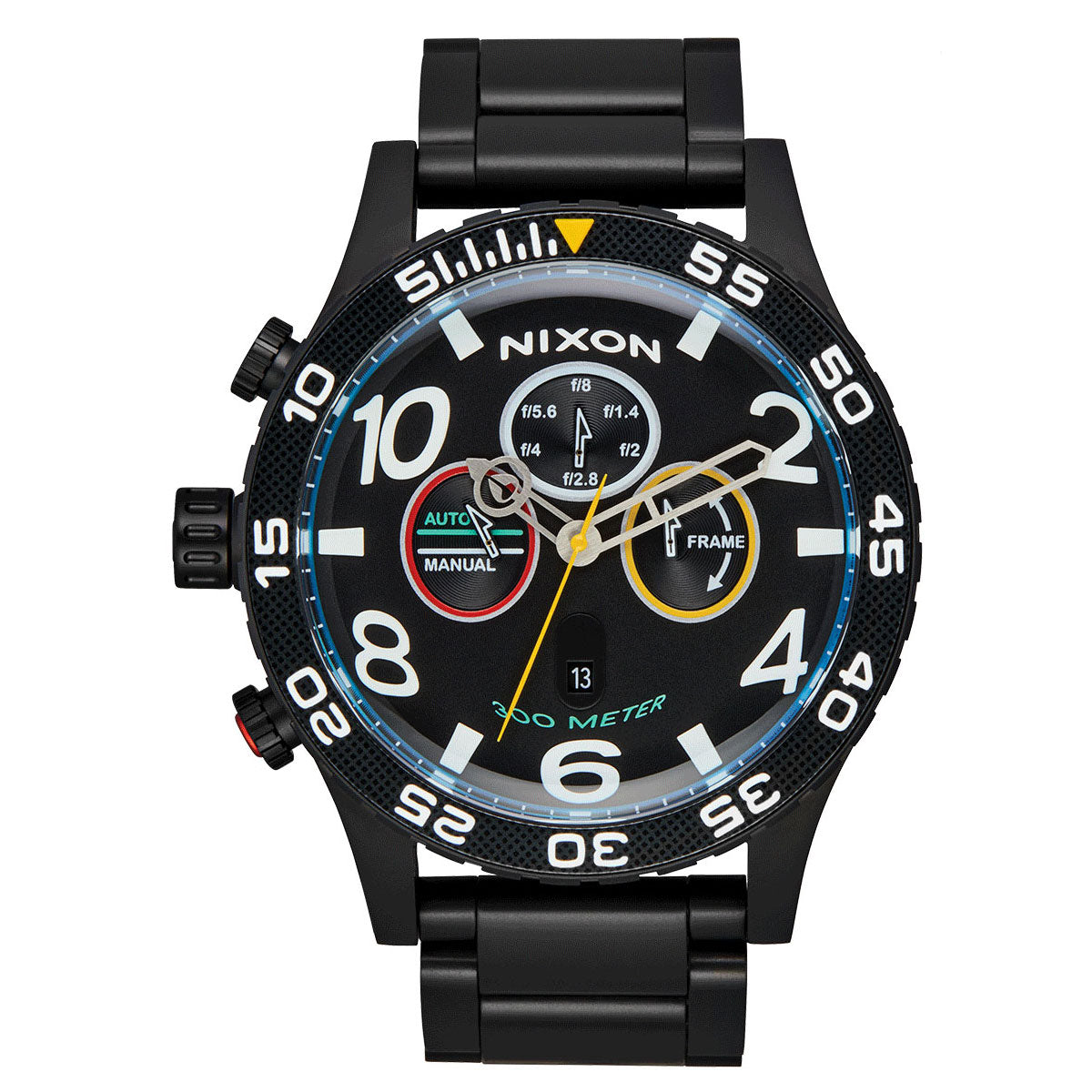 Nixon 51-30 Chrono Watch - Fisheye/Super Black/Black image 1