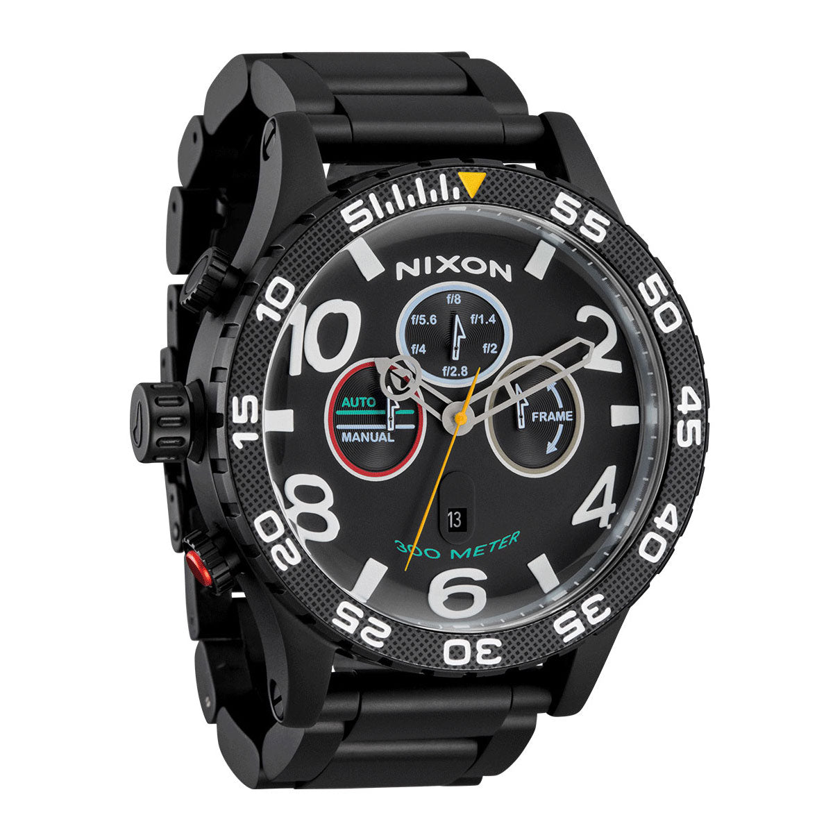 Nixon 51-30 Chrono Watch - Fisheye/Super Black/Black image 3