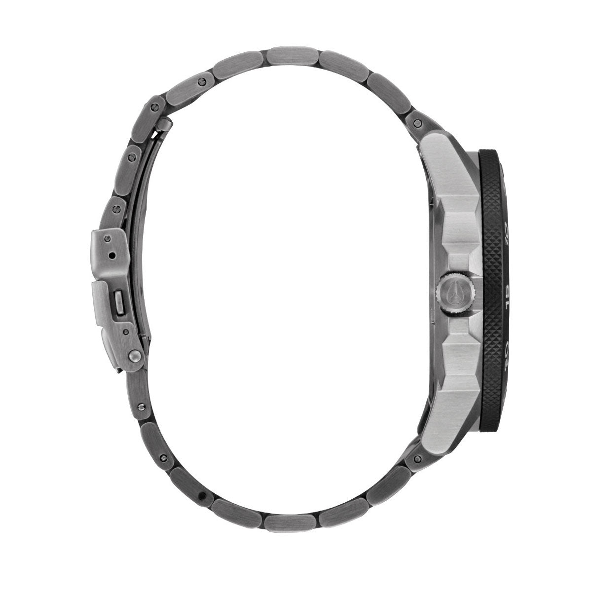 Nixon Smyth 44 Watch - Silver/Tunnel Black Ombre image 3
