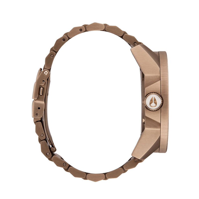 Nixon Corporal Stainless Steel Watch - Desert Gold/Arles Blue