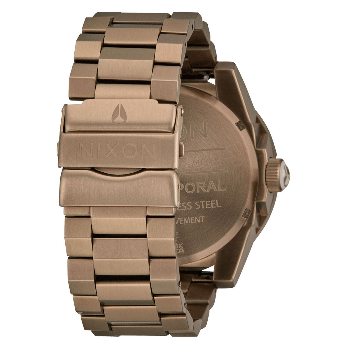 Nixon Corporal Stainless Steel Watch - Desert Gold/Arles Blue image 4