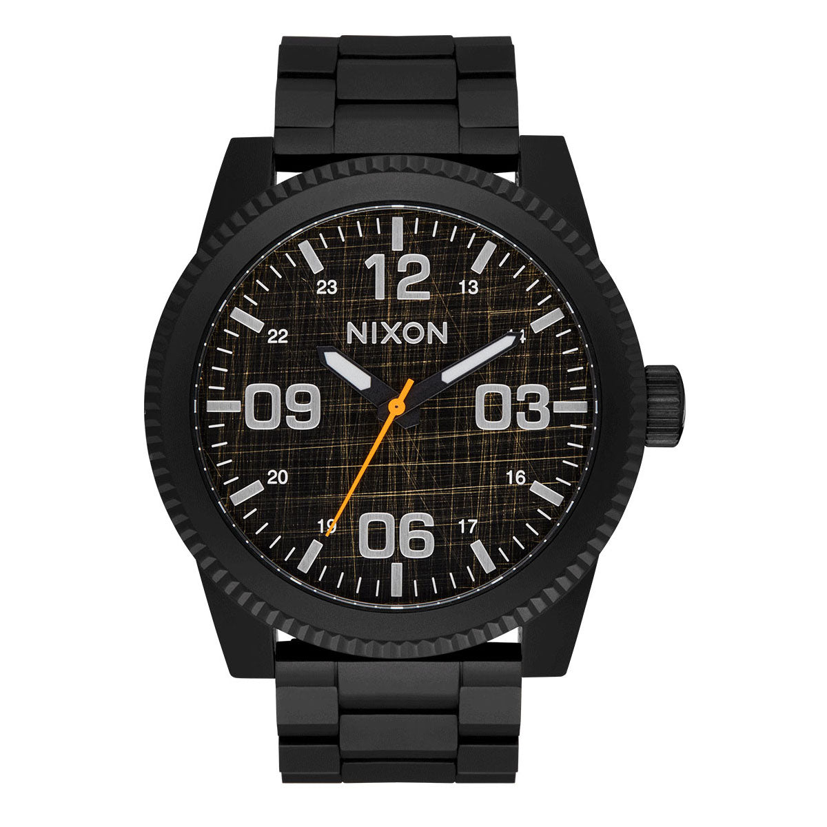 Nixon Corporal Stainless Steel Watch - Super Black/Black Top image 1