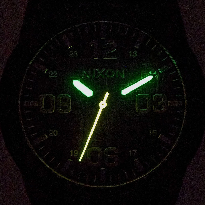 Nixon Corporal Stainless Steel Watch - Super Black/Black Top
