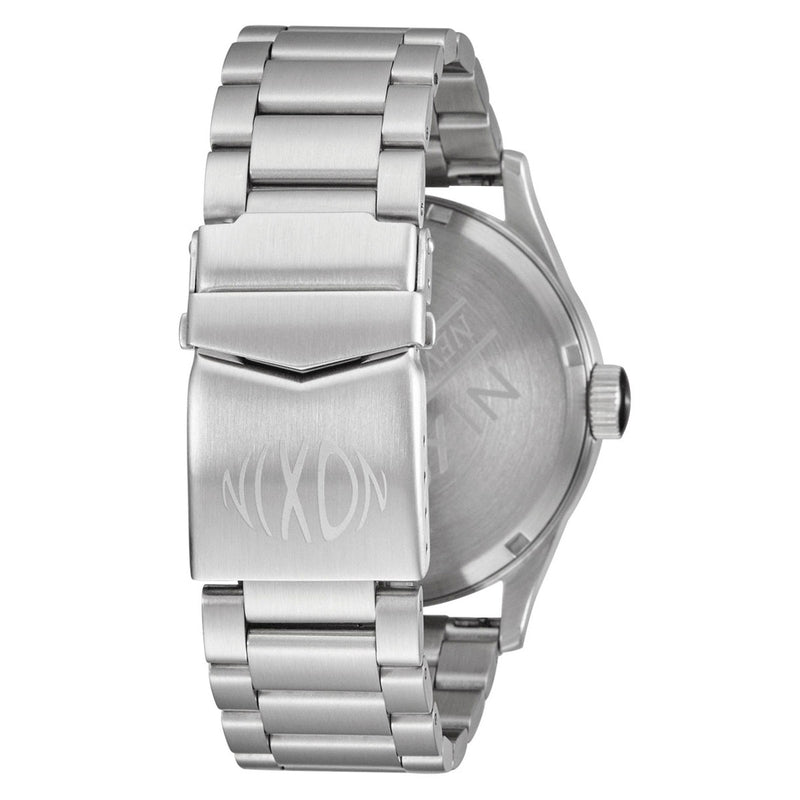 Nixon Sentry Stainless Steel Watch - Fisheye/Silver/Polar Blue