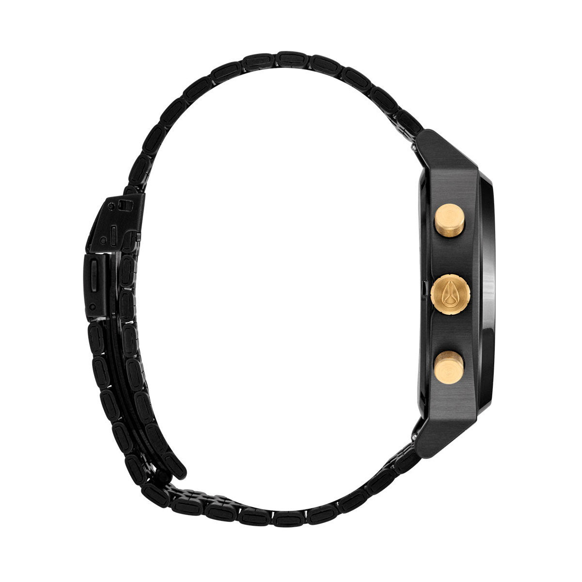 Nixon Time Teller Chrono Watch - Black/Black/Gold image 2