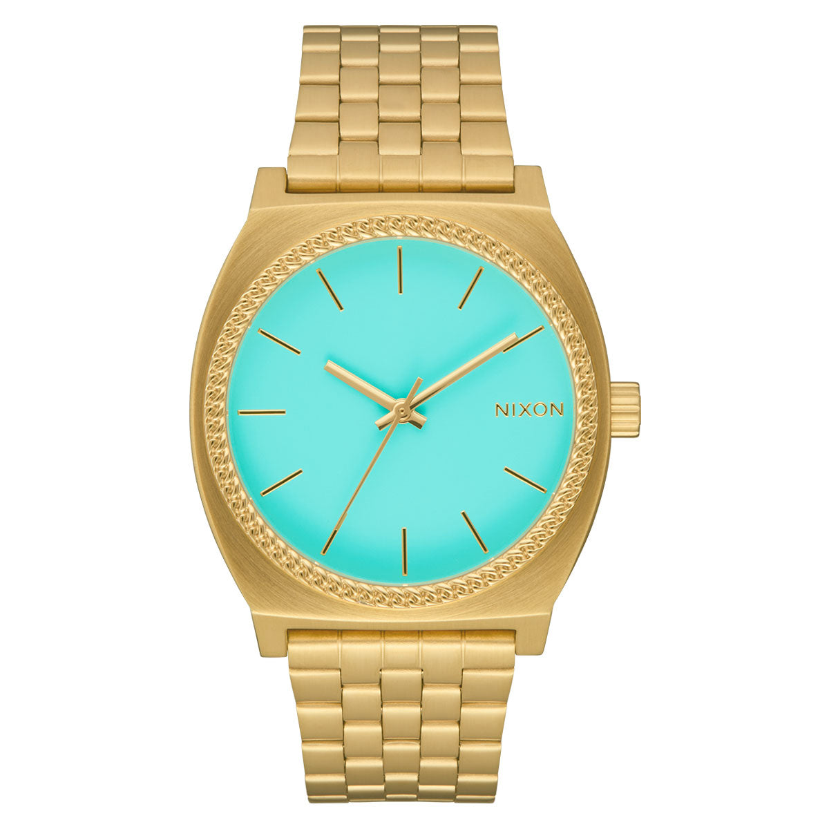 Nixon Time Teller Watch - Gold/Turquoise/Gold image 1