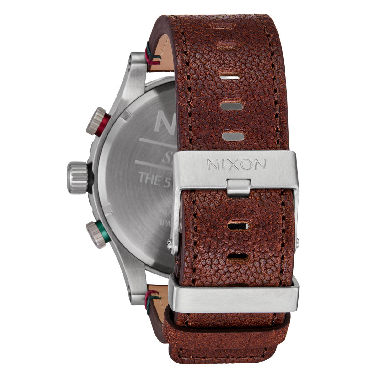 Nixon 51-30 Chrono Watch - Silver/Rosewood/Chocolate image 4